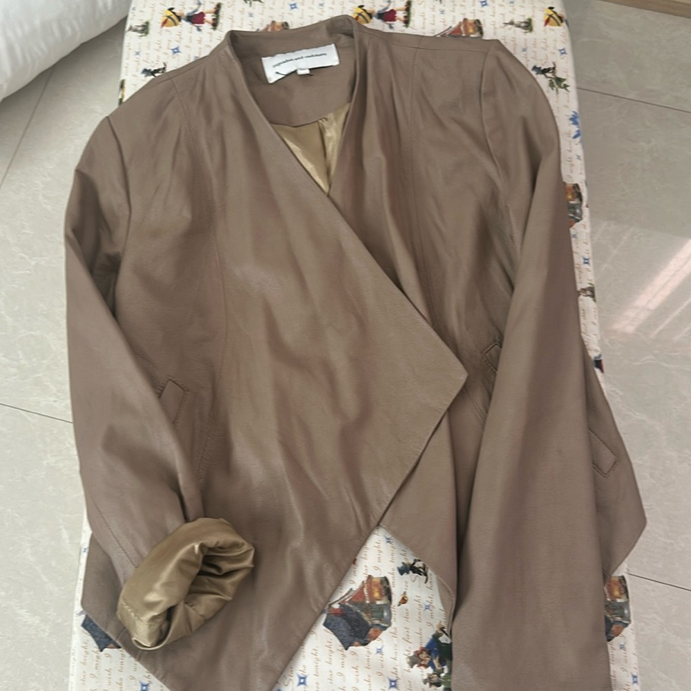 Soft leather jacket